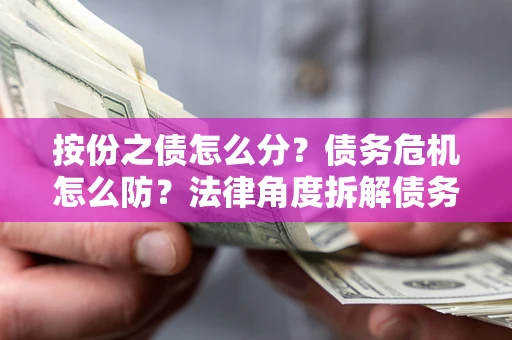 北京按份之债怎么分？债务危机怎么防？法律角度拆解债务分配与风险自保指南