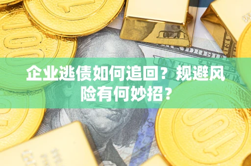 北京企业逃债如何追回？规避风险有何妙招？