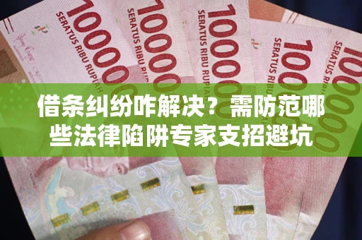 北京借条纠纷咋解决？需防范哪些法律陷阱专家支招避坑