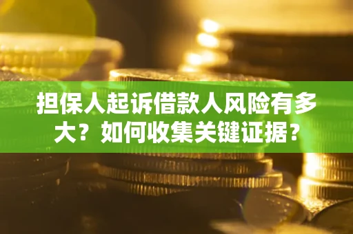 北京担保人起诉借款人风险有多大？如何收集关键证据？