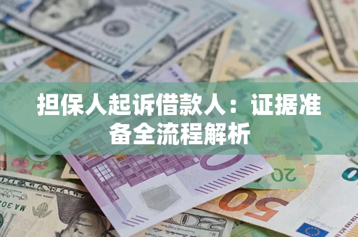 北京担保人起诉借款人：证据准备全流程解析