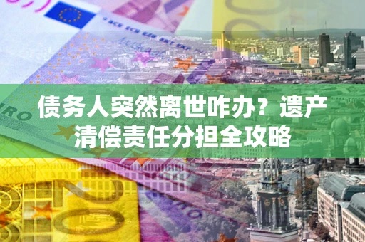 北京债务人突然离世咋办？遗产清偿责任分担全攻略