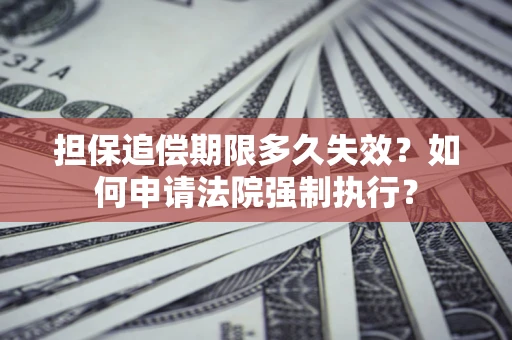 北京担保追偿期限多久失效？如何申请法院强制执行？