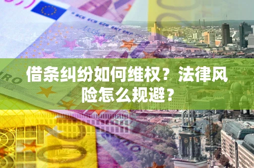 北京借条纠纷如何维权？法律风险怎么规避？