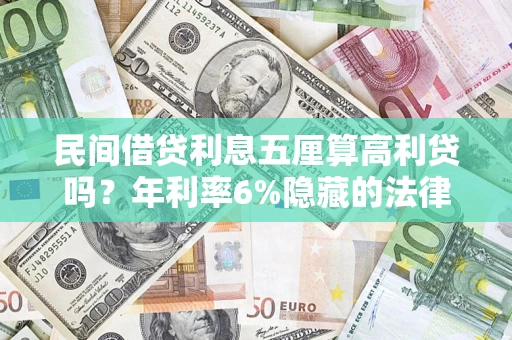 北京民间借贷利息五厘算高利贷吗？年利率6%隐藏的法律风险全解析