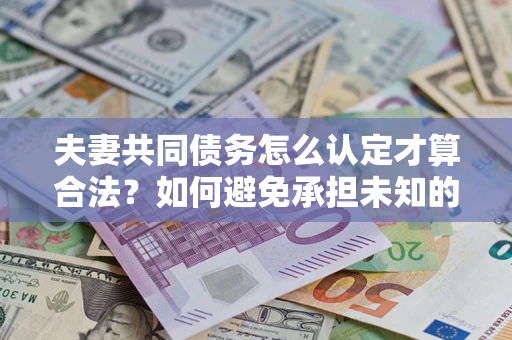 北京夫妻共同债务怎么认定才算合法？如何避免承担未知的债务风险？