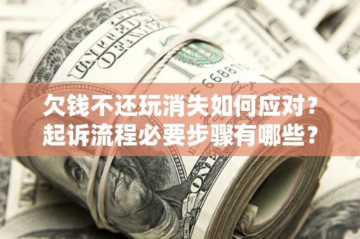 北京欠钱不还玩消失如何应对？起诉流程必要步骤有哪些？